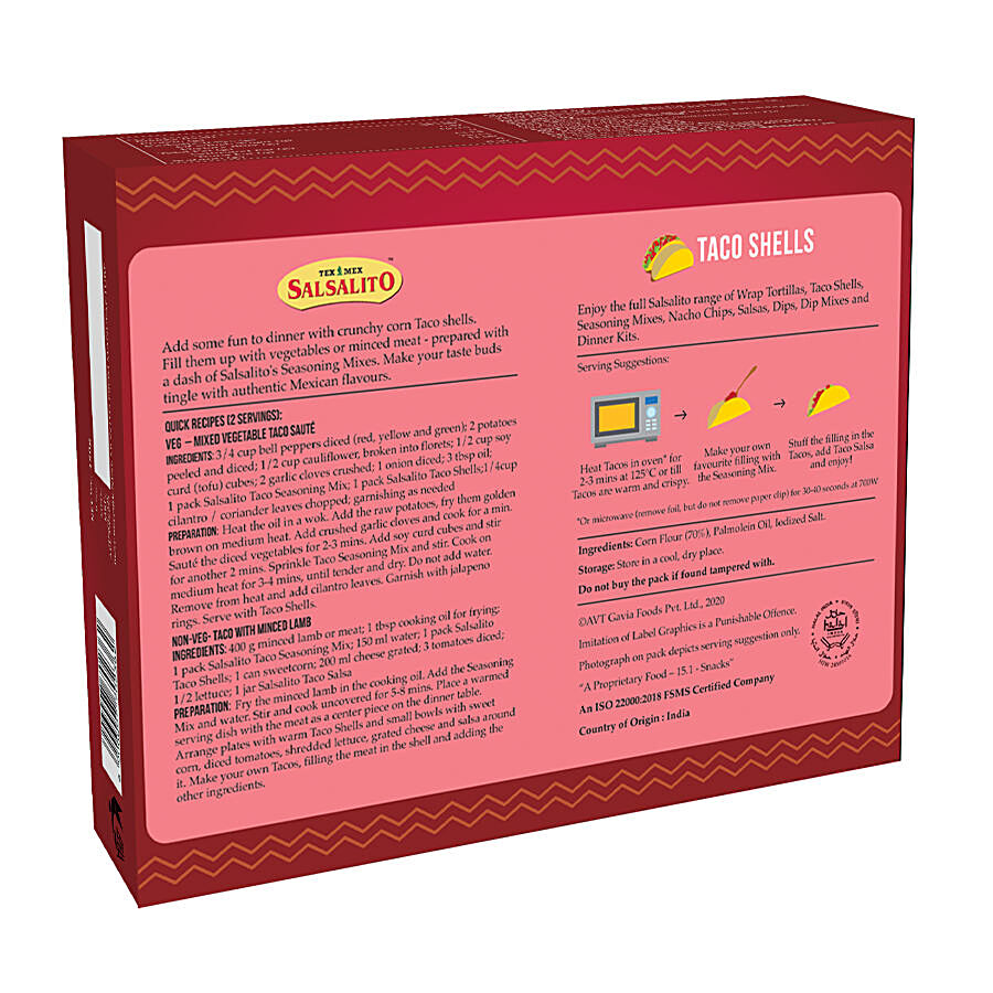 Salsalito Taco Shells, 135 Gm view 2