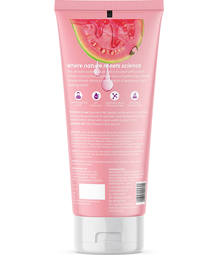 The Plant Fix Plix Vitamin C Juicy Cleanser For Skin Brightening, With Pro Vitamin B5 Face Wash (200 ml) view 2