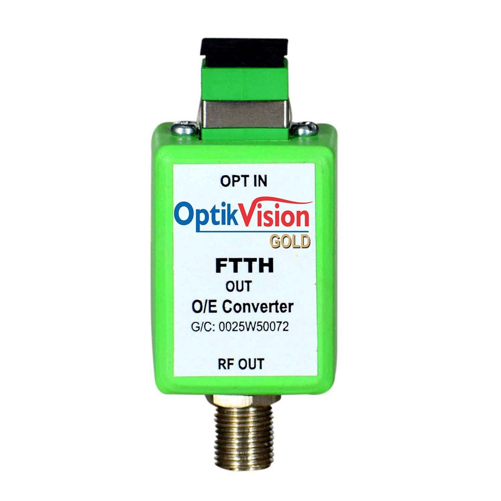 optik vision gold one Way FTTH Powerless Node Optical Receiver Fiber