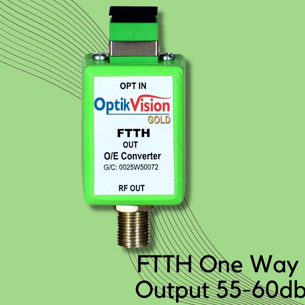 optik vision gold one Way FTTH Powerless Node Optical Receiver Fiber view 2