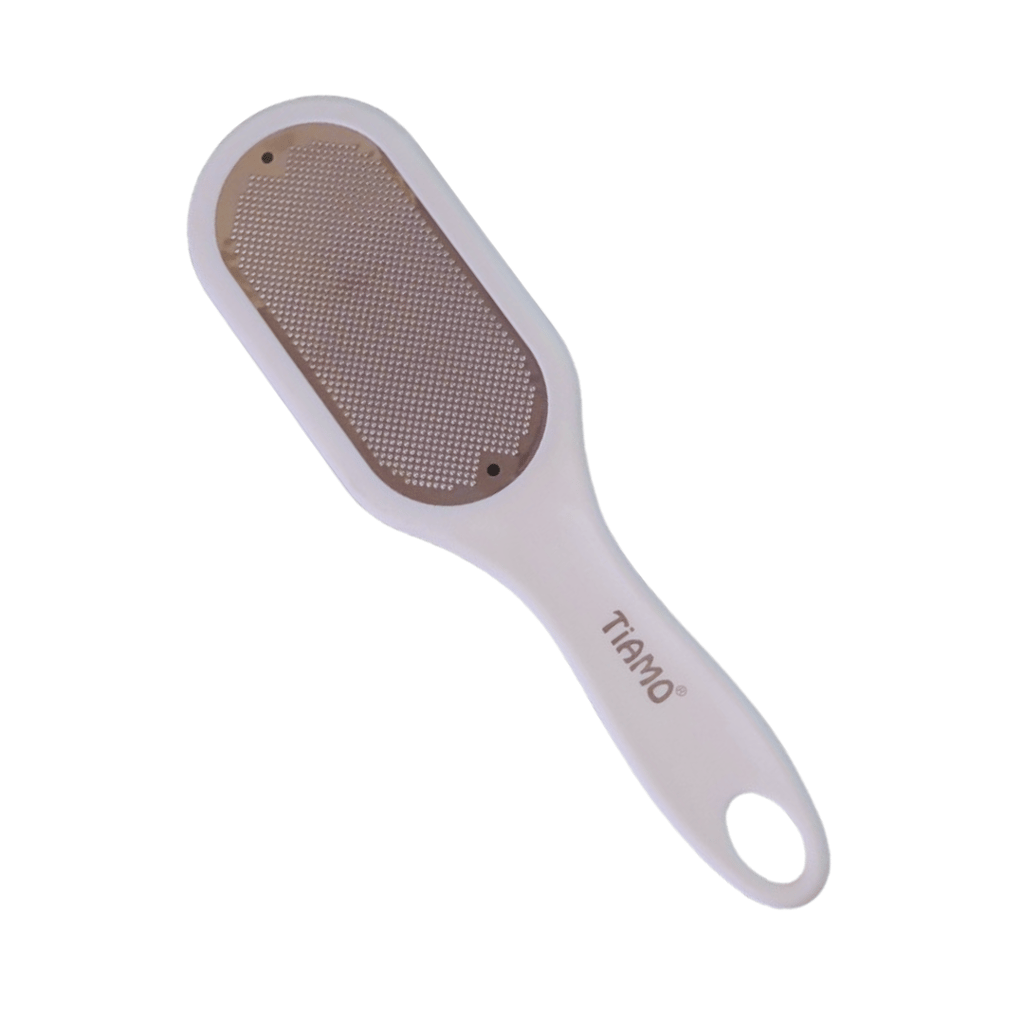 Plastic Leg, Heel and Foot Scrubber for Dead Skin |Callus Remover | Pedicure Special Tool/Specially For Cracked Feet in white view 2