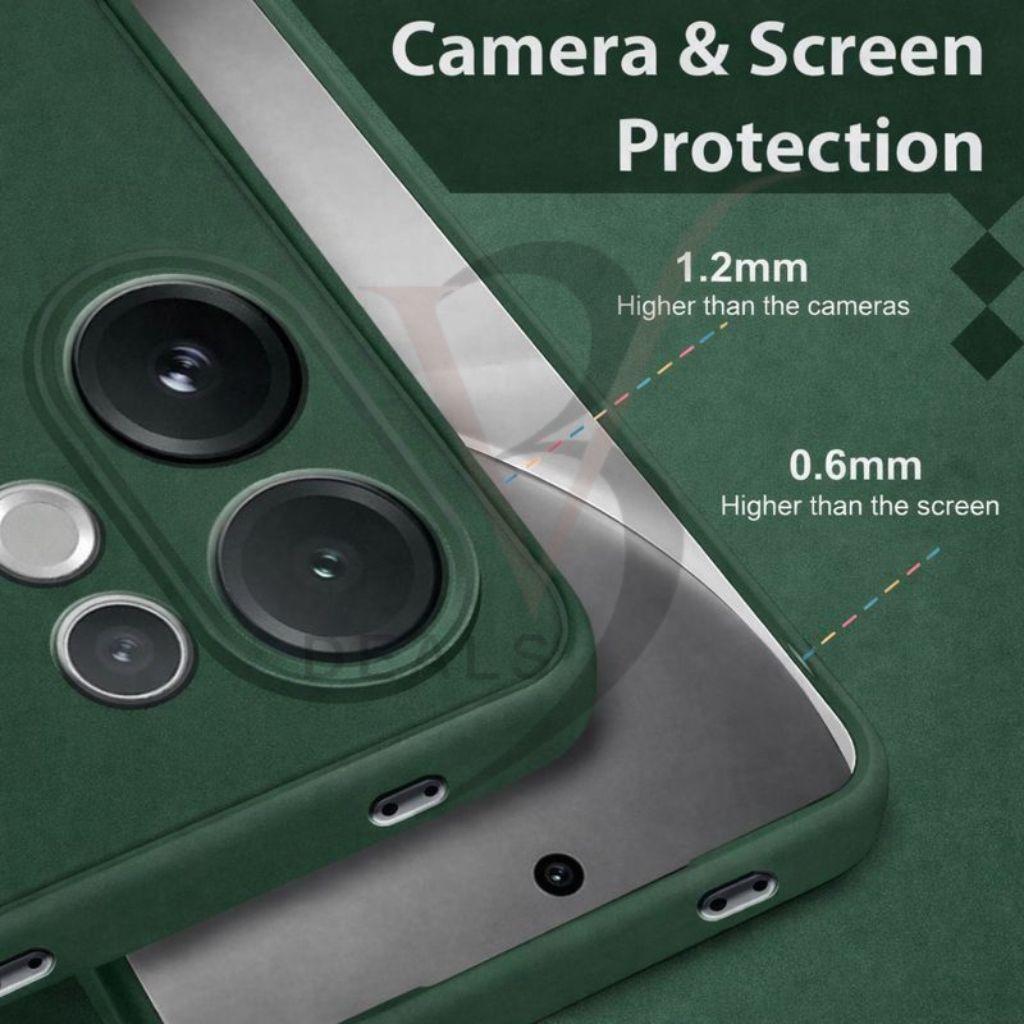 V3Deals Imported OG Silicone Protective Phone Case Compatible for Vivo V60 5G/V60e 5G/T4 Pro 5G, Black, Anti-Scratch, Anti-Fingerprint, Camera Protection view 2