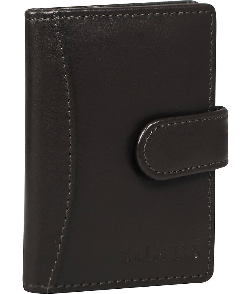 Calfnero Genuine Leather Card Case wallet view 2