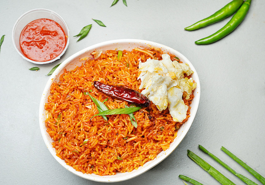Egg szechuan fried rice