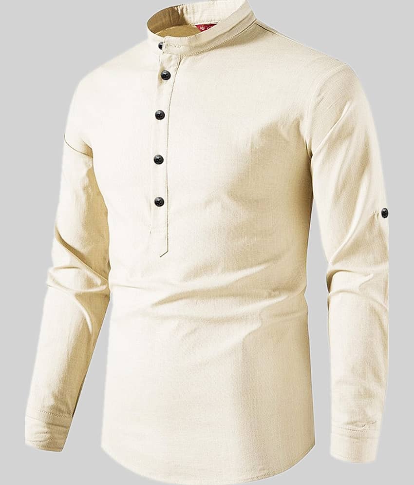 Yugnik Bronze Cotton Men's Shirt Style Kurta ( Pack of 2 ) view 2