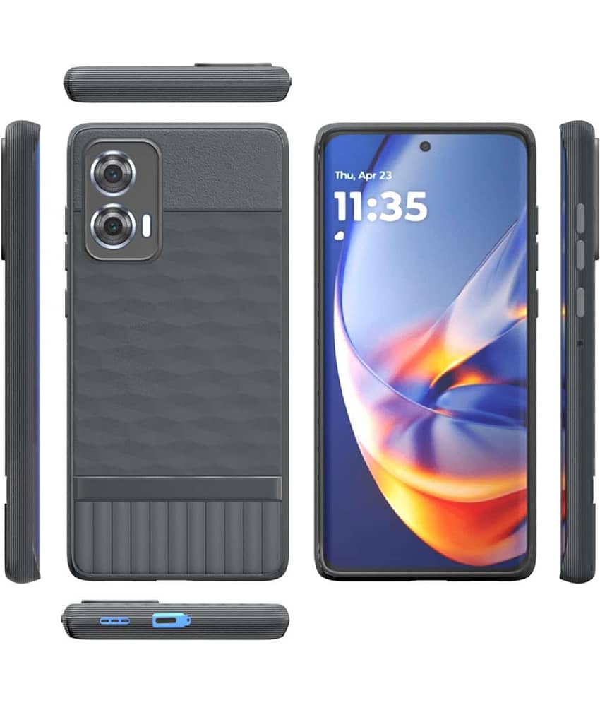 BIG WINGS Shock Proof Case Compatible For Polycarbonate Moto Edge 50 Fusion ( Pack of 1 ) view 2