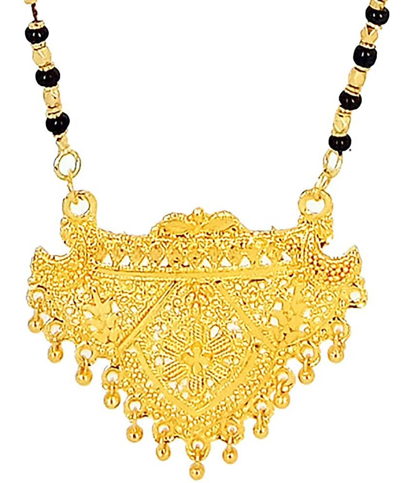 JIPPA - Golden Mangalsutra ( Pack of 1 ) view 2