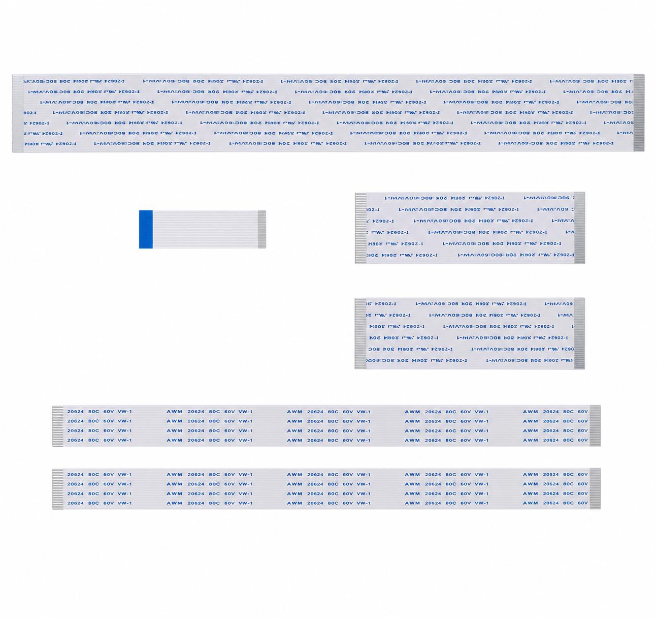 10 Pin 0.5mm Pitch 150mm Reverse Side Connection FFC Ribbon Flexible Flat Cable view 2