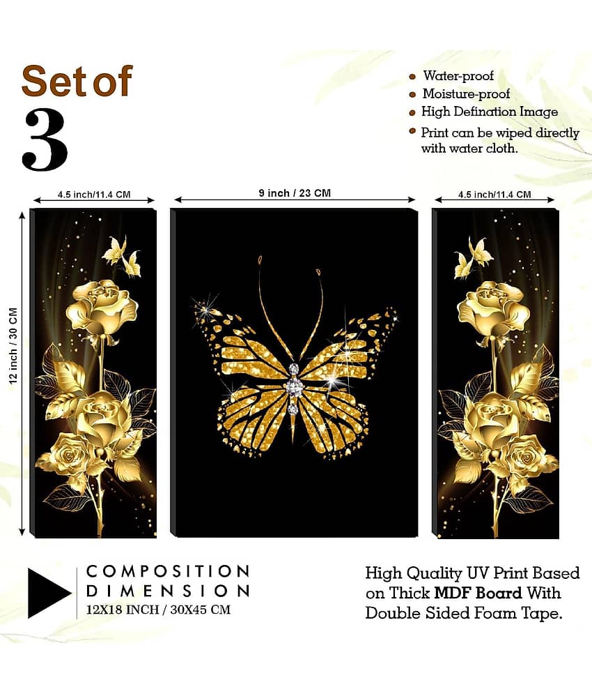 SNDArt MDF Multicolour Photo Frame Sets No. of Pieces- 3 view 2