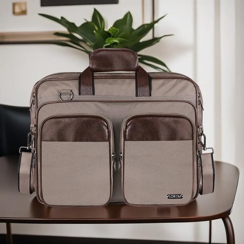 LOREM 28L Messenger Bag For Men - Faux Leather view 2