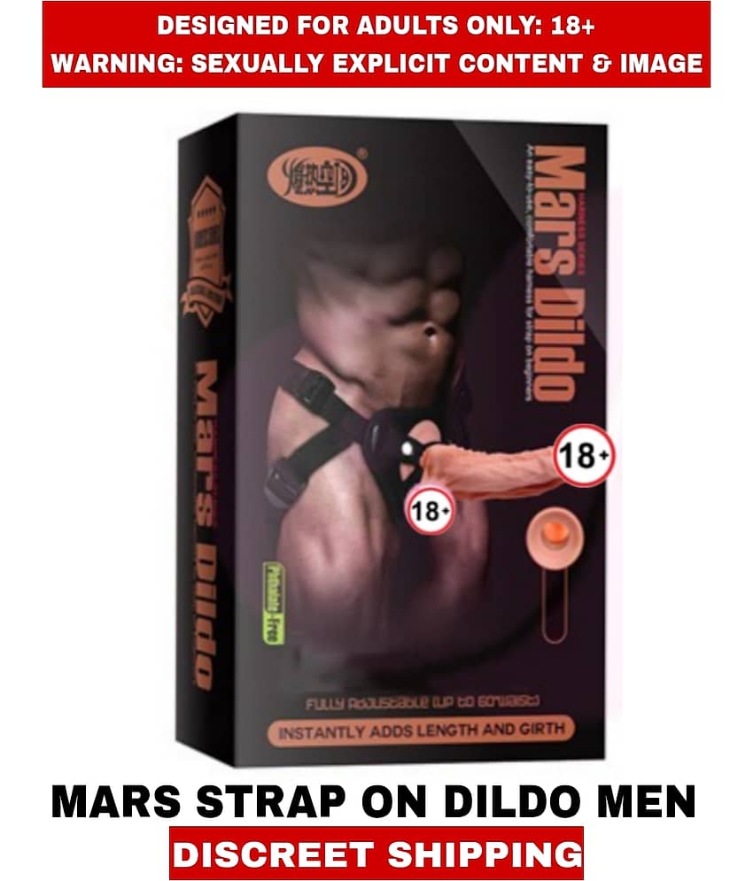 Male Adult Sex Toys Mars Strap On Hollow Soft Silicon Dildo with Adjustable Belt For Men