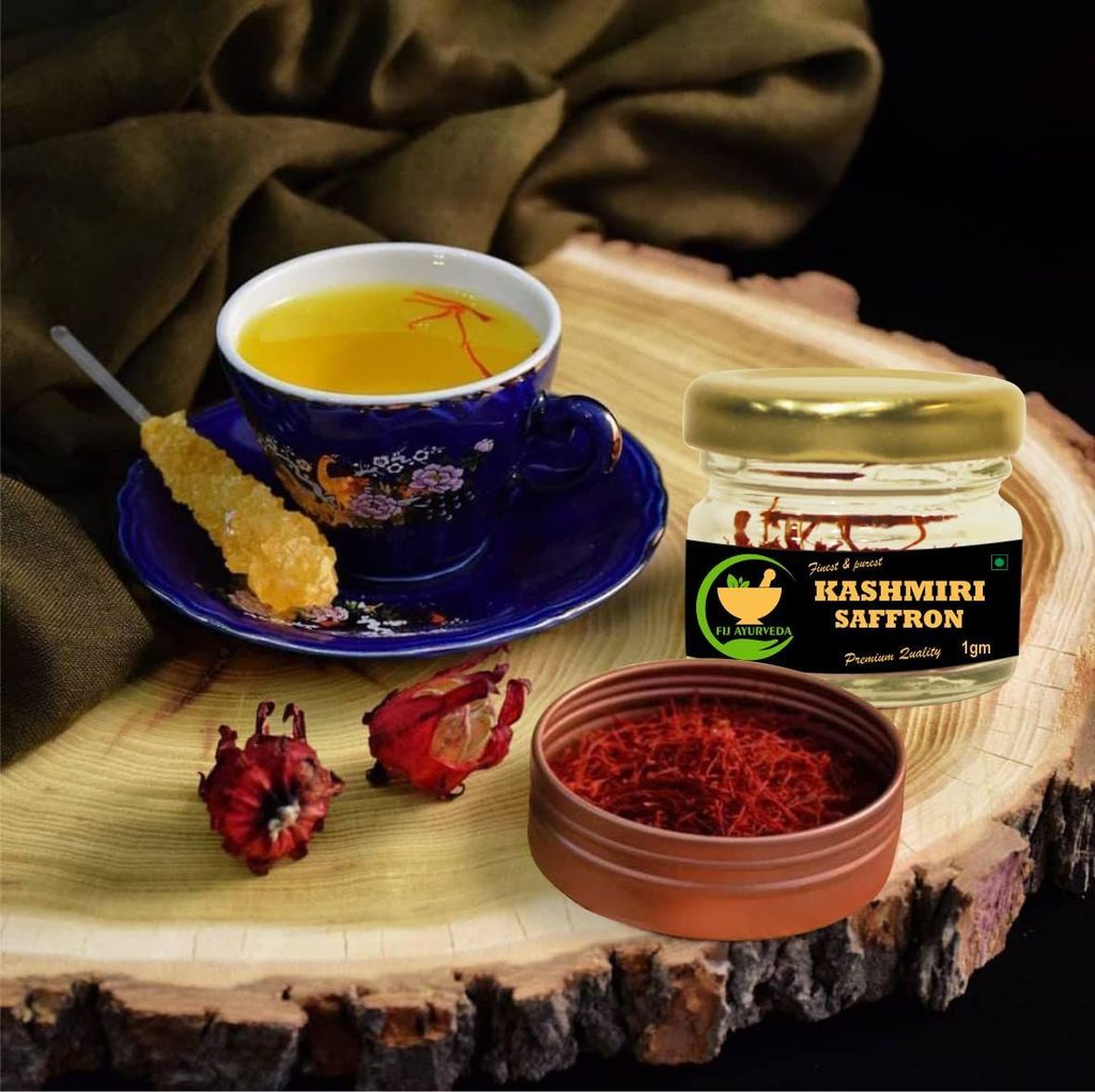 FIJ AYURVEDA Natural & Finest A++ Grade Afghani Kesar Thread Saffron/Keshar/Zafran/Jafran for Biryani & Cooking � 4GM Combo Pack view 2
