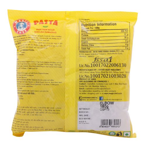 Magic Chef Elbow Macaroni, 180 gm view 2