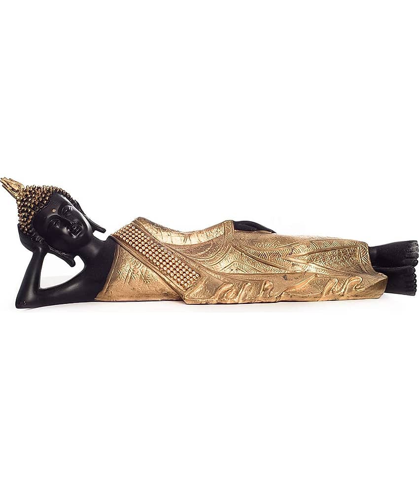 Miss Peach Samadhi Buddha Showpiece 11 cm - Pack of 1 view 2