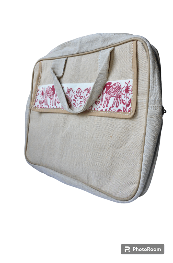 Jharcraft Jute Laptop Bag (BG00630) view 2