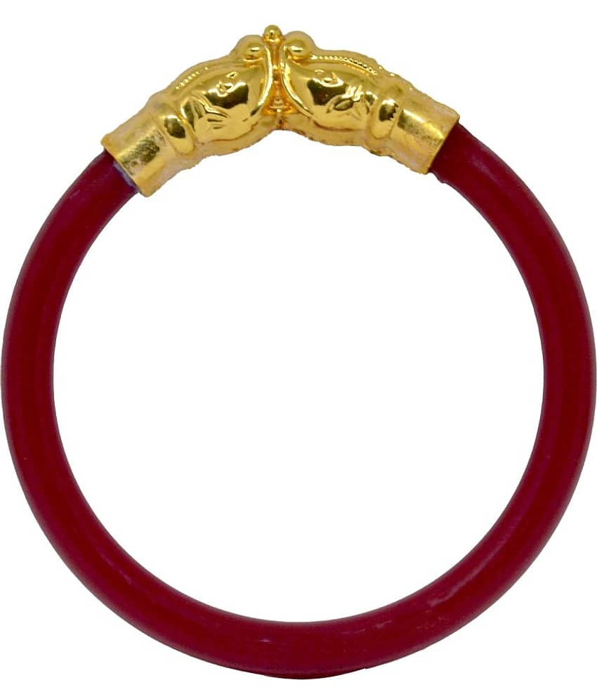 Bovzen Red Bangle ( Pack of 1 ) view 2