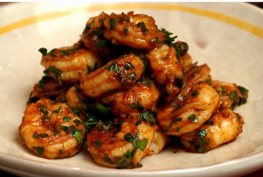 Butter garlic prawn dry
