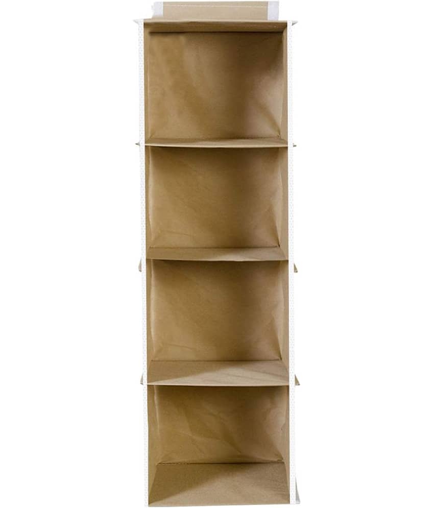 PrettyKrafts 4 Tiers Clothes Hanging Organizer, Wardrobe for Regular Garments, Shoes Storage Cupboard, Hanger Bag view 2