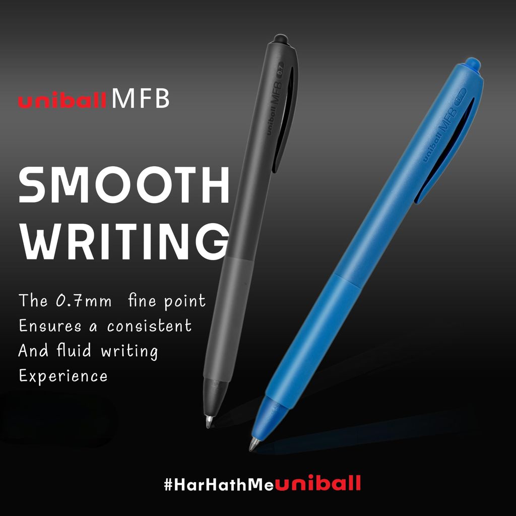 Uniball MFB Ballpoint Pen - Blue(5pcs) view 2