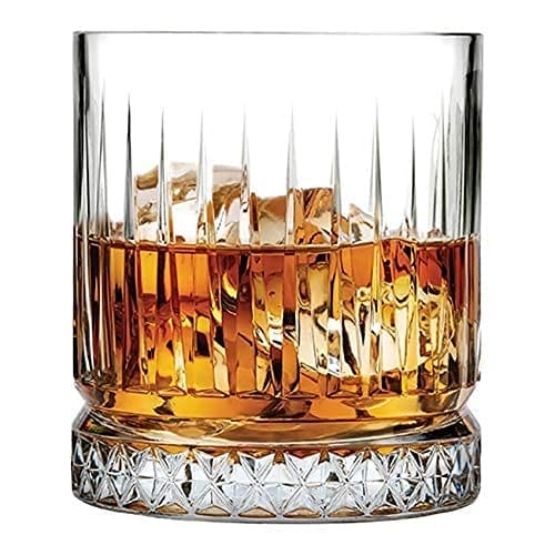 Crystal Whiskey Glass Bar Glass for Drinking Bourbon, Whisky, Scotch, Cocktails, Cognac- Old Fashioned Cocktail Tumblers(310ML; Set of 2) view 2