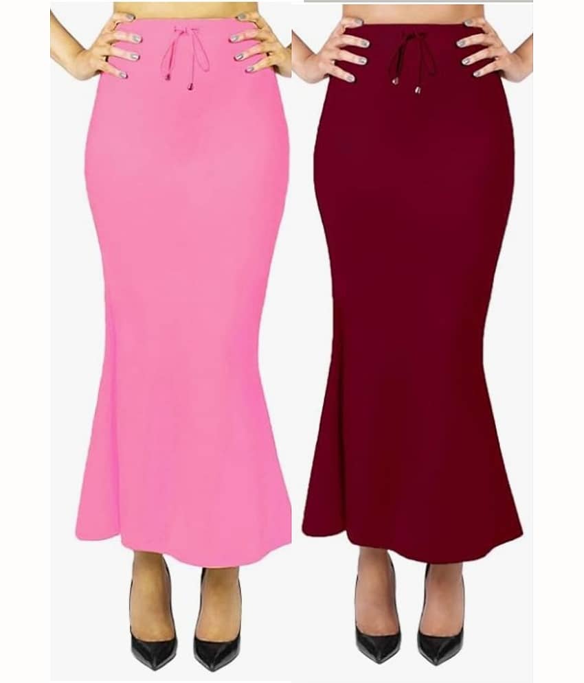Taslar Pack of 2 Nylon Women's Shaping Bottoms ( Maroon )