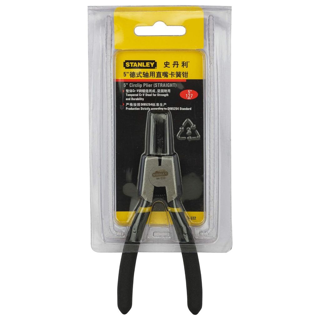 Stanley Circlip Plier ,Straight External,130Mm-5" 84-332-23 view 2