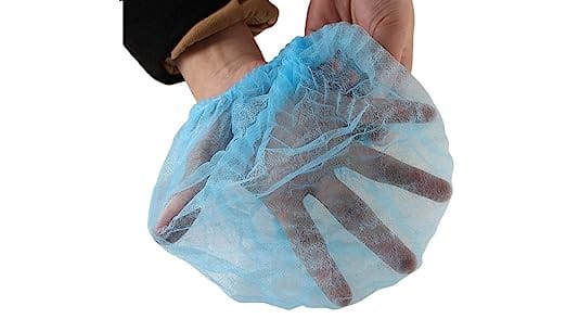 Easyaid Club Hair Cap Stretchable Blue Bouffant Caps/Surgical Caps/Cooking Caps (100 Pieces) view 2