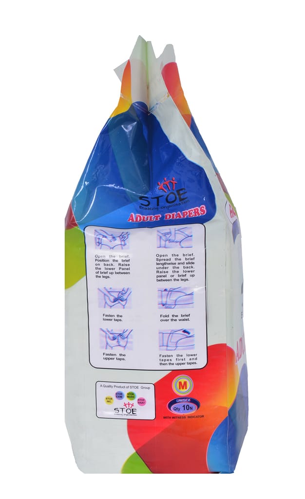 stoe adult diaper medium size view 2