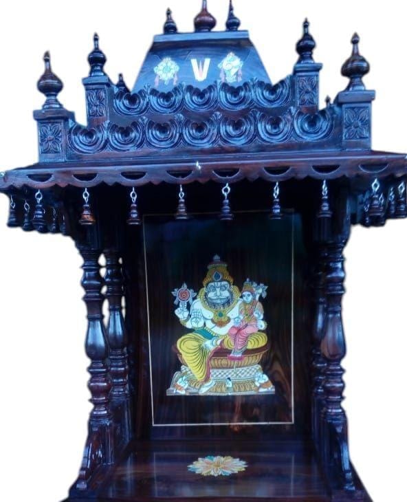 Wooden Temple for Home view 2