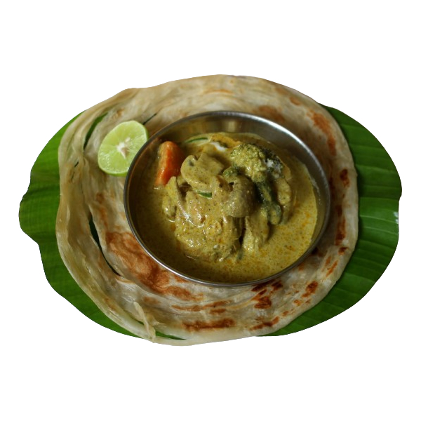 Parotta with Chicken Stew 3 Pcs