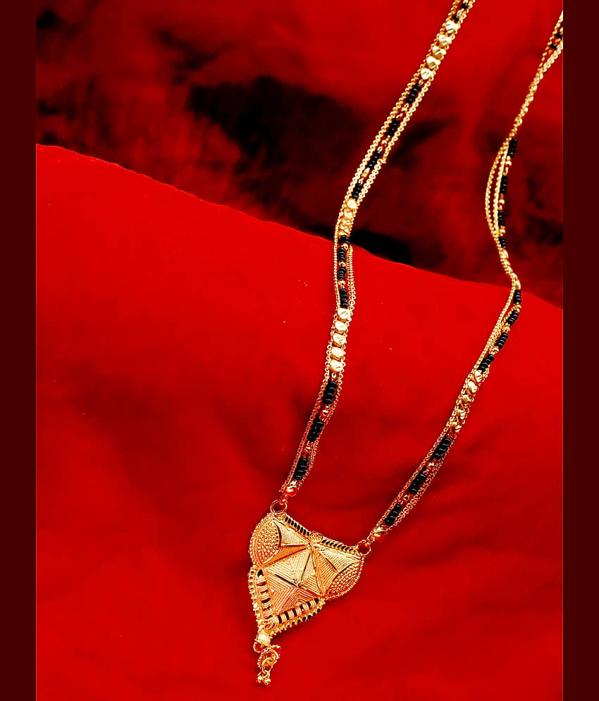 KRIMO Gold Plated Letest & Designer Mangalsutra For Women-100197 view 2