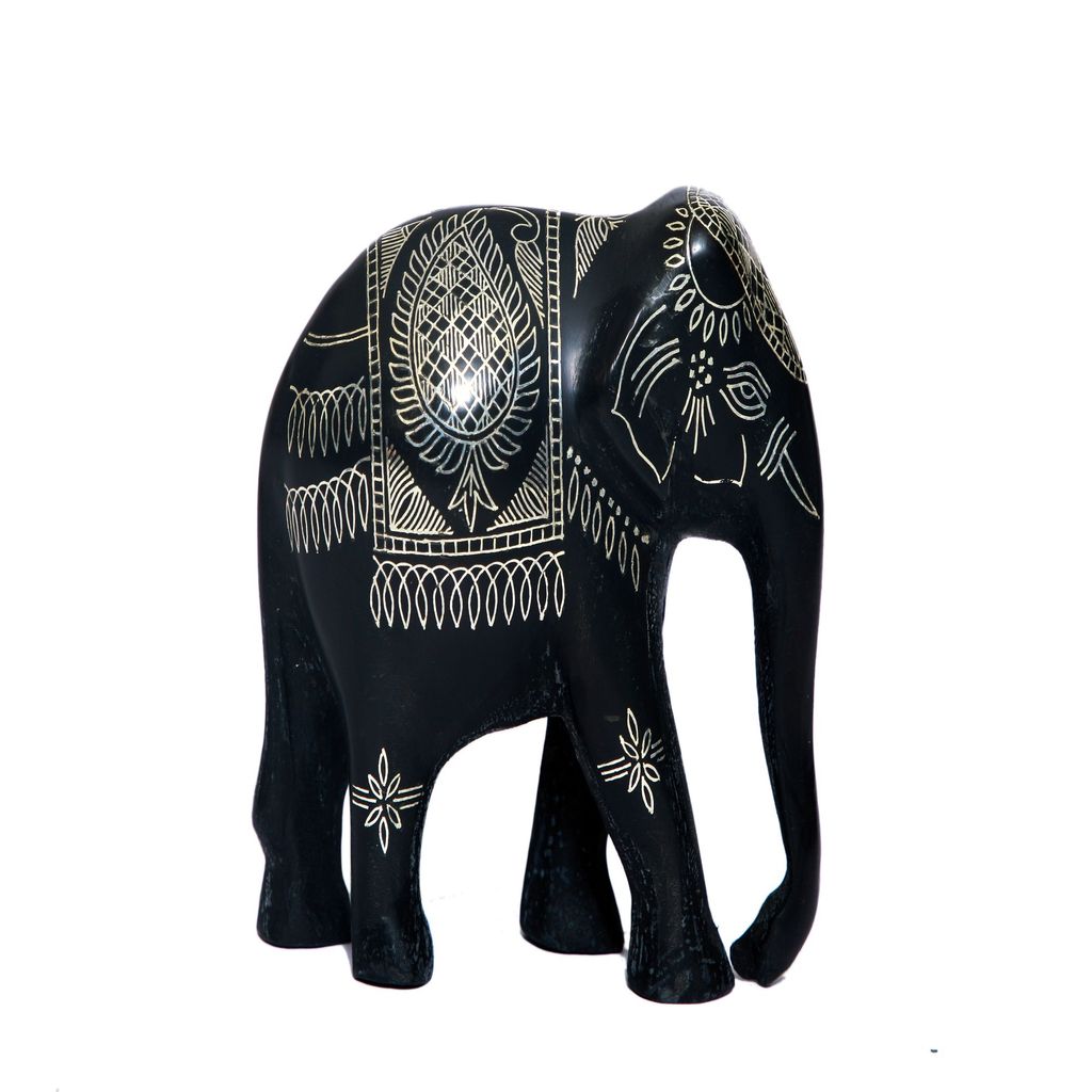 Bidri Elephant Tarkashi Work (1TMTDCOKA10278) view 2