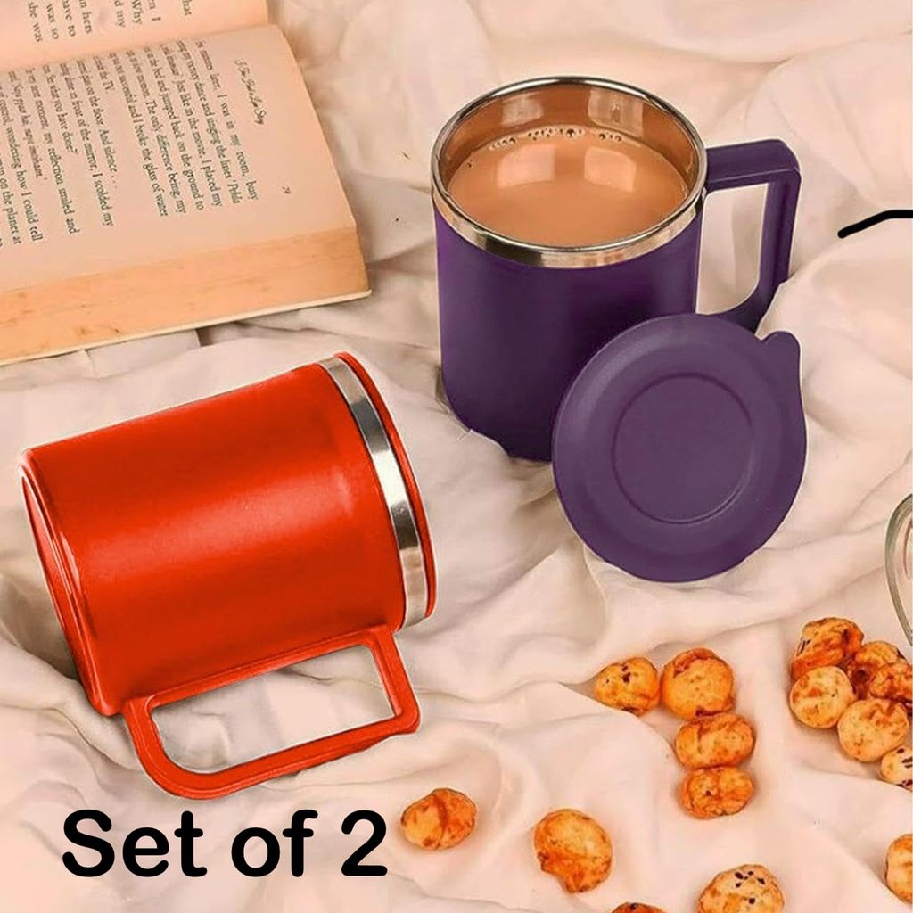 02 Purple + Red Happy Mug view 2
