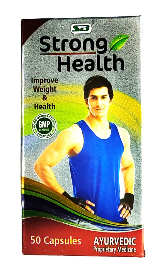 Strong Health Ayurvedic Capsules (Pack of 2) – Natural Herbal Supplement for Energy & Body Mass view 2