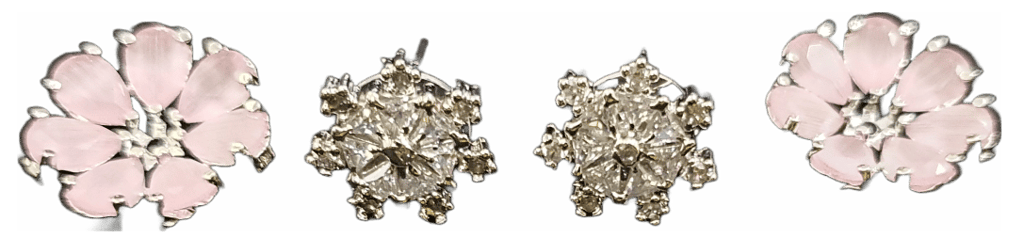 American Diamond Beautiful Studs Earrings view 2
