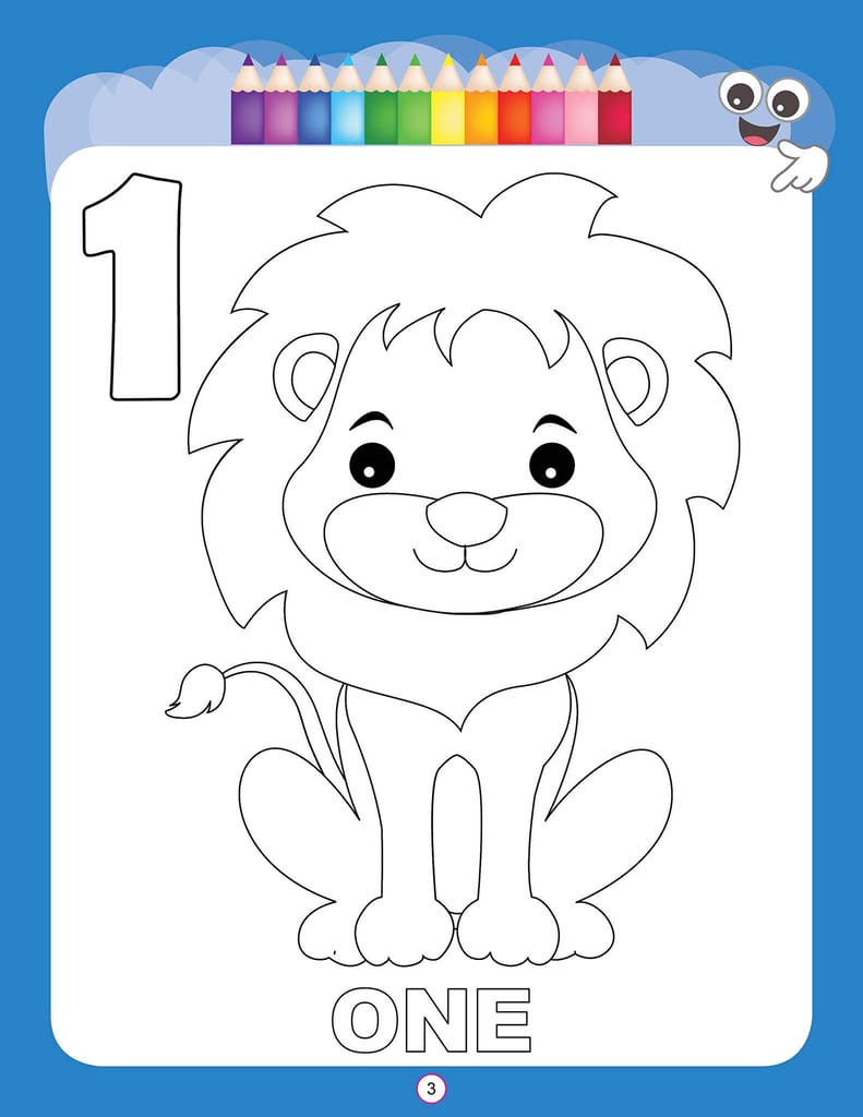 Numbers Colouring Book for Age 2 -5 Years- Fun filled Activities for Children My Activity Series [Paperback] Dreamland Publications [Paperback] Dreamland Publications view 2