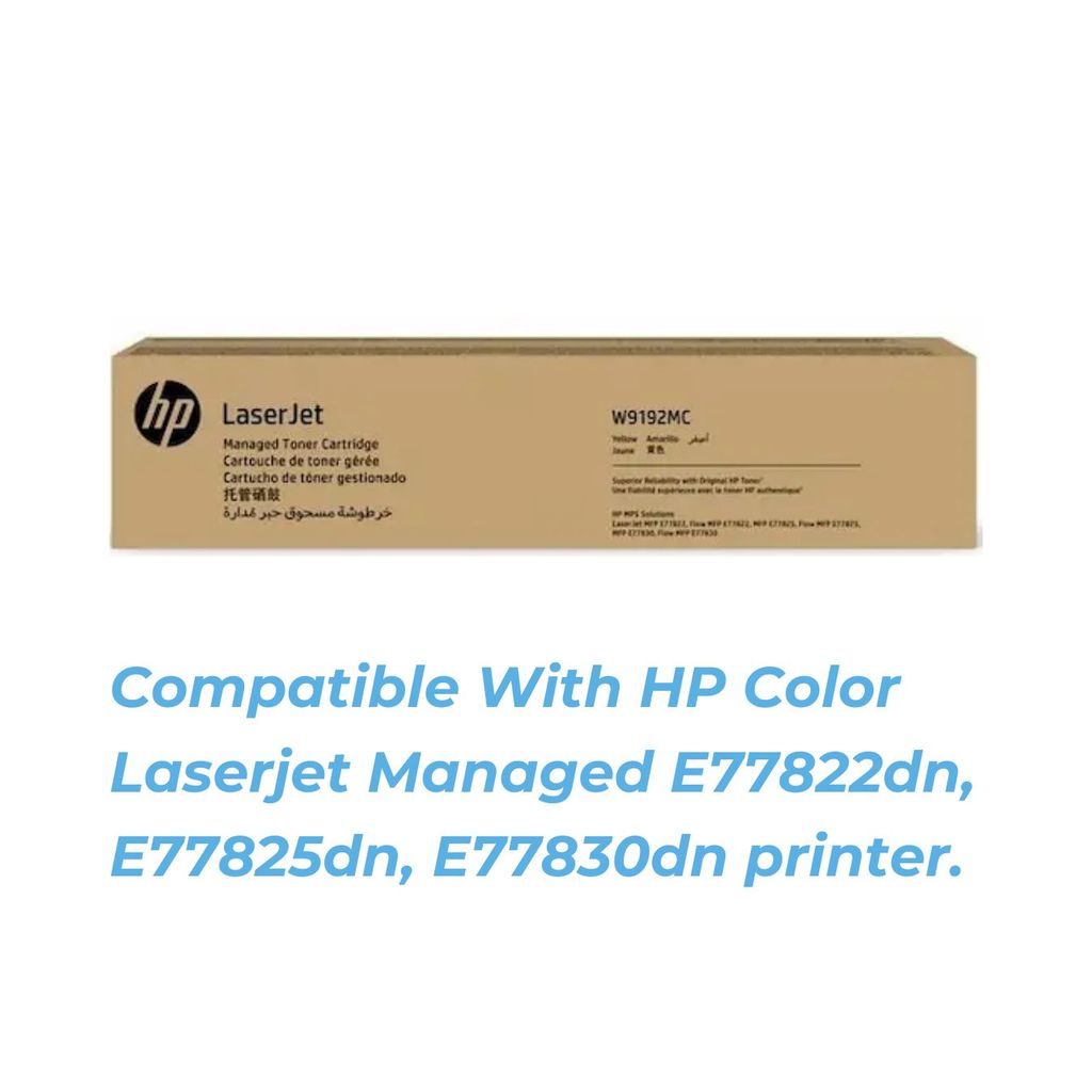 HP W9192MC Yellow Original LaserJet Toner Cartridge view 2