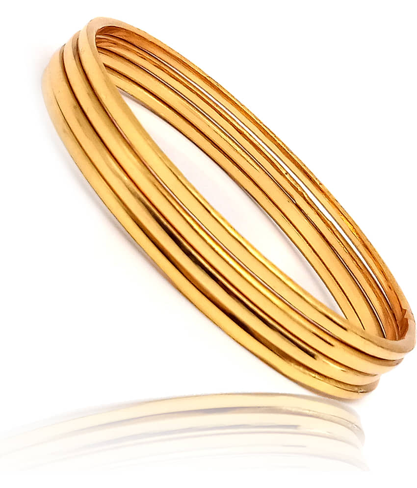 KRIMO Traditional Gold Plated Designer Bangles Jewellery For Women / Girls-100359 view 2
