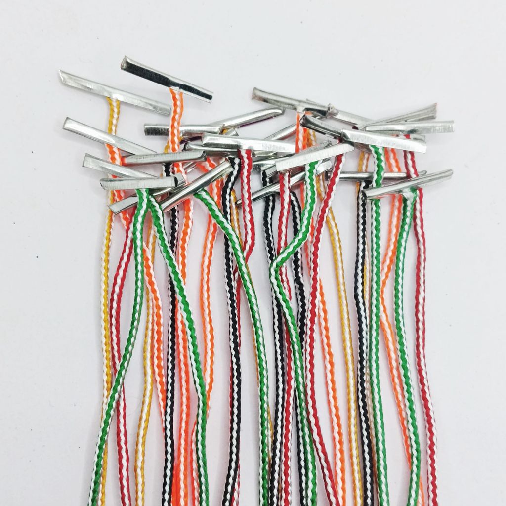 Office File Tags (Pack of 100) – 8 Inch Long – Multicolor Twisted Treasury Paper Tags – Multipurpose Indexing Tags with Thread for Files, Exam Papers, Folders view 2