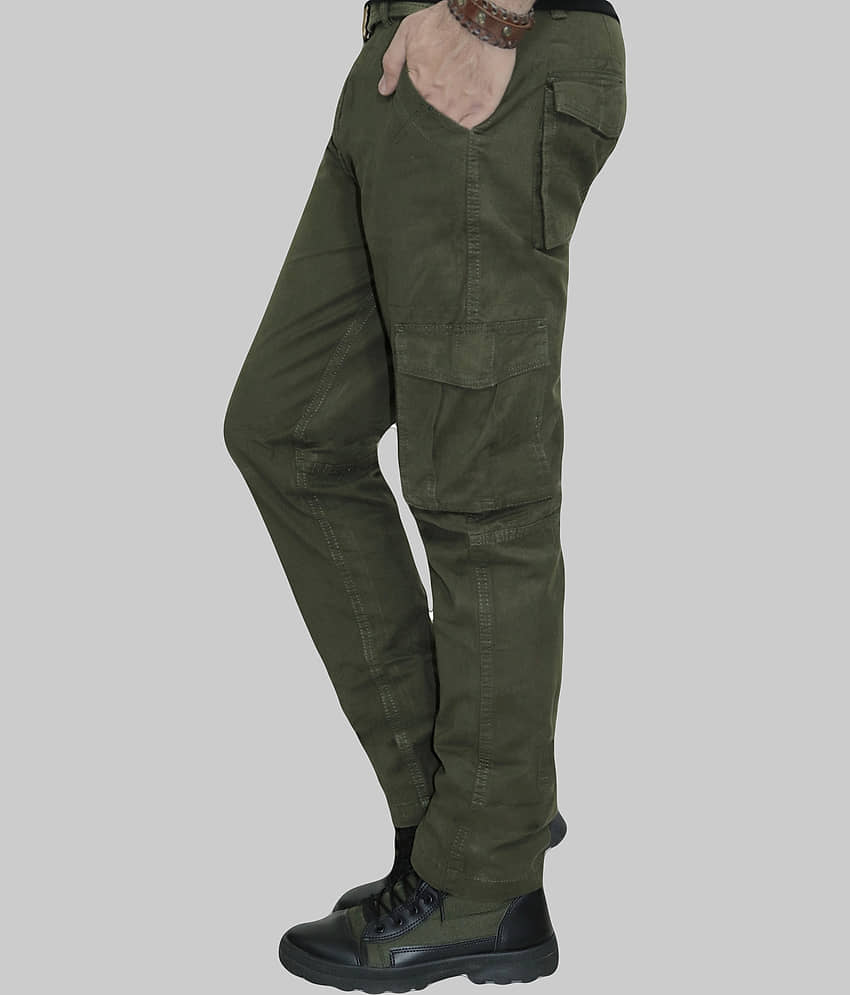 HYMEN LEGIONS Regular Flat Men's Cargos - Off White ( Pack of 1 ) view 2