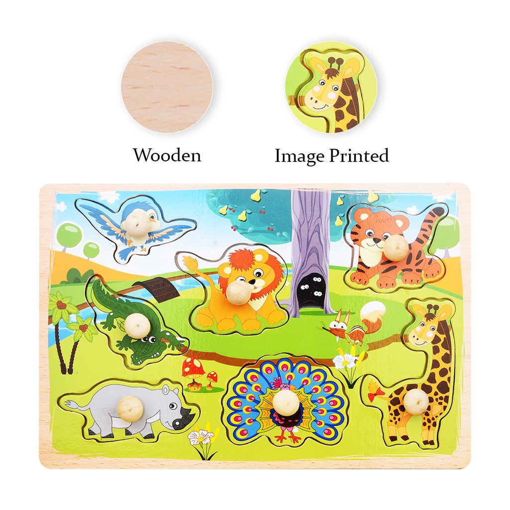 Animals Wooden Puzzle | Wooden Puzzle Games for Childrens | Wooden Animal Puzzles for Adults | Wooden Animal Puzzle | Puzzle Game | Animal Puzzle | Educational Puzzle view 2