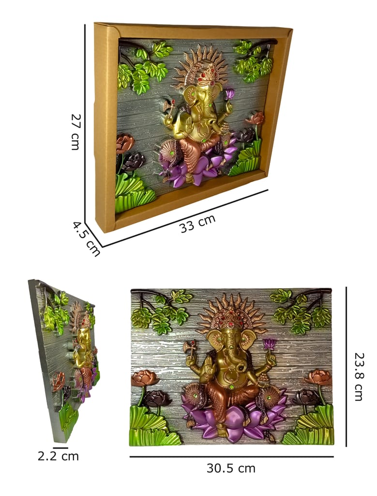 3D Wall Decor of Lord Ganesha view 2