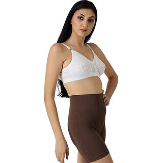 Women Embroidered Full-Coverage Non Padded Bra (White) view 2