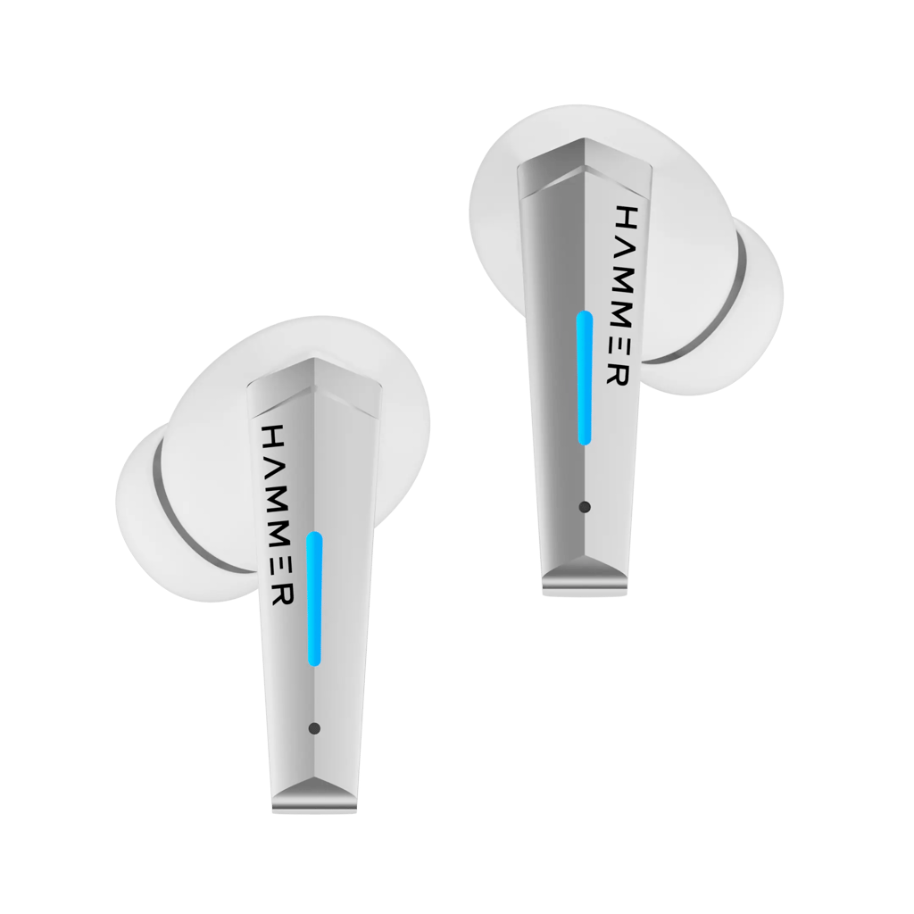 Hammer Arcade True Wireless Gaming Bluetooth Earbuds with RGB Lights and 50ms Low latency view 2