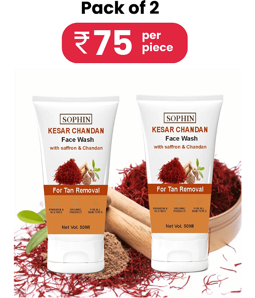 SOPHIN - Refreshing Face Wash For All Skin Type ( Pack of 2 ) view 2