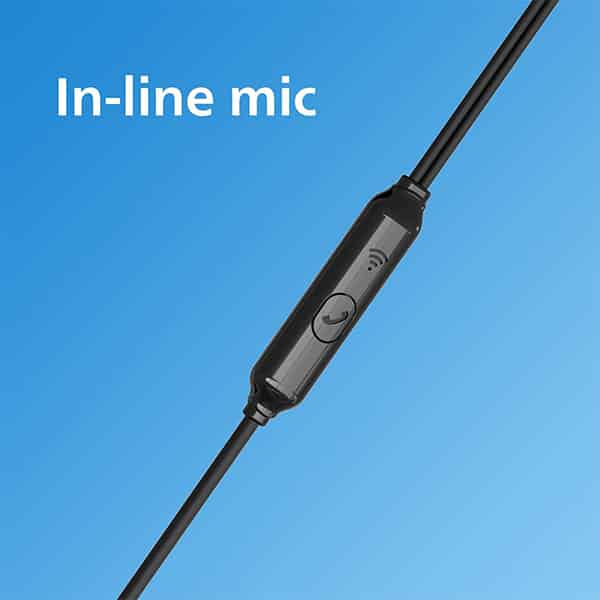 Philips TAE1126 Wired Earphones with built in Mic view 2