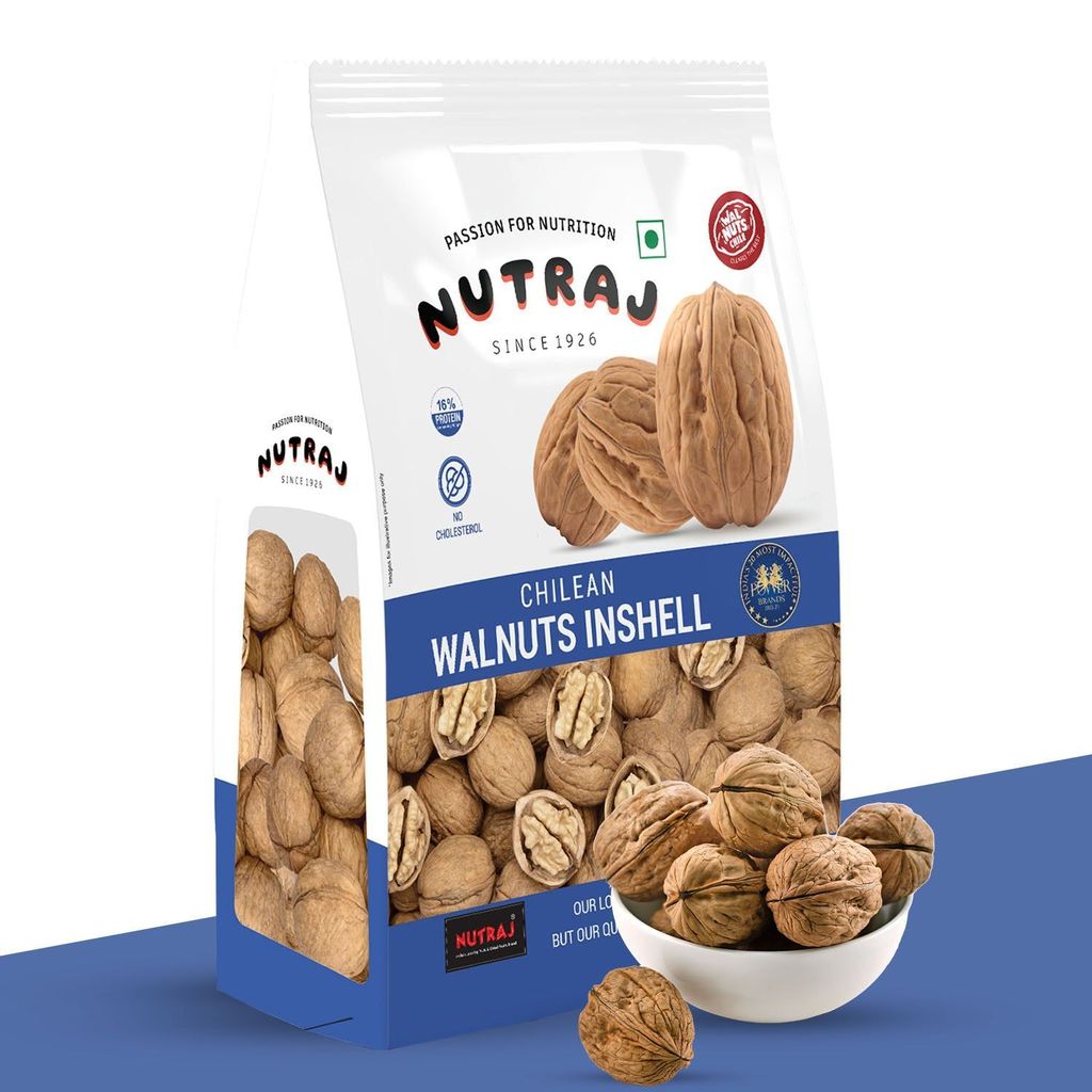 Nutraj Chilean Walnut Inshell 500g view 2