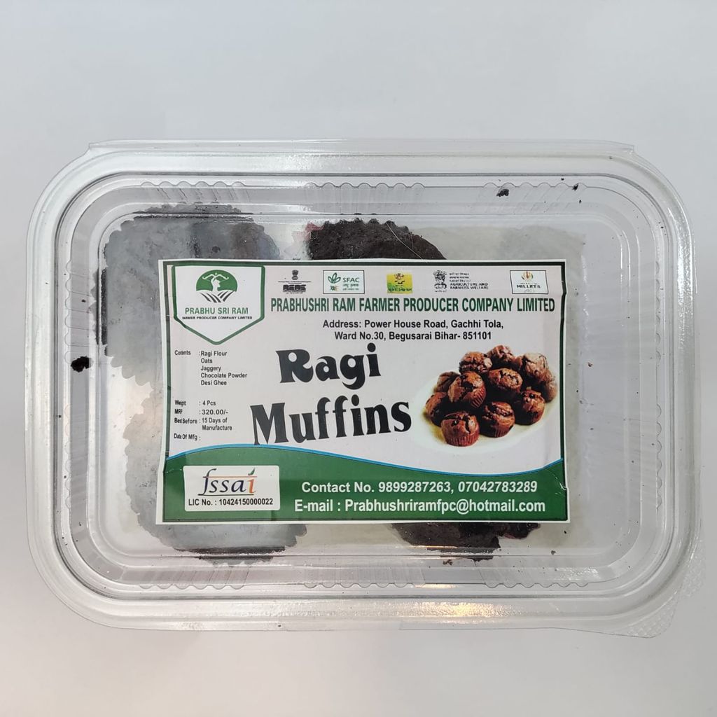 Ragi Muffins 4 pieces view 2