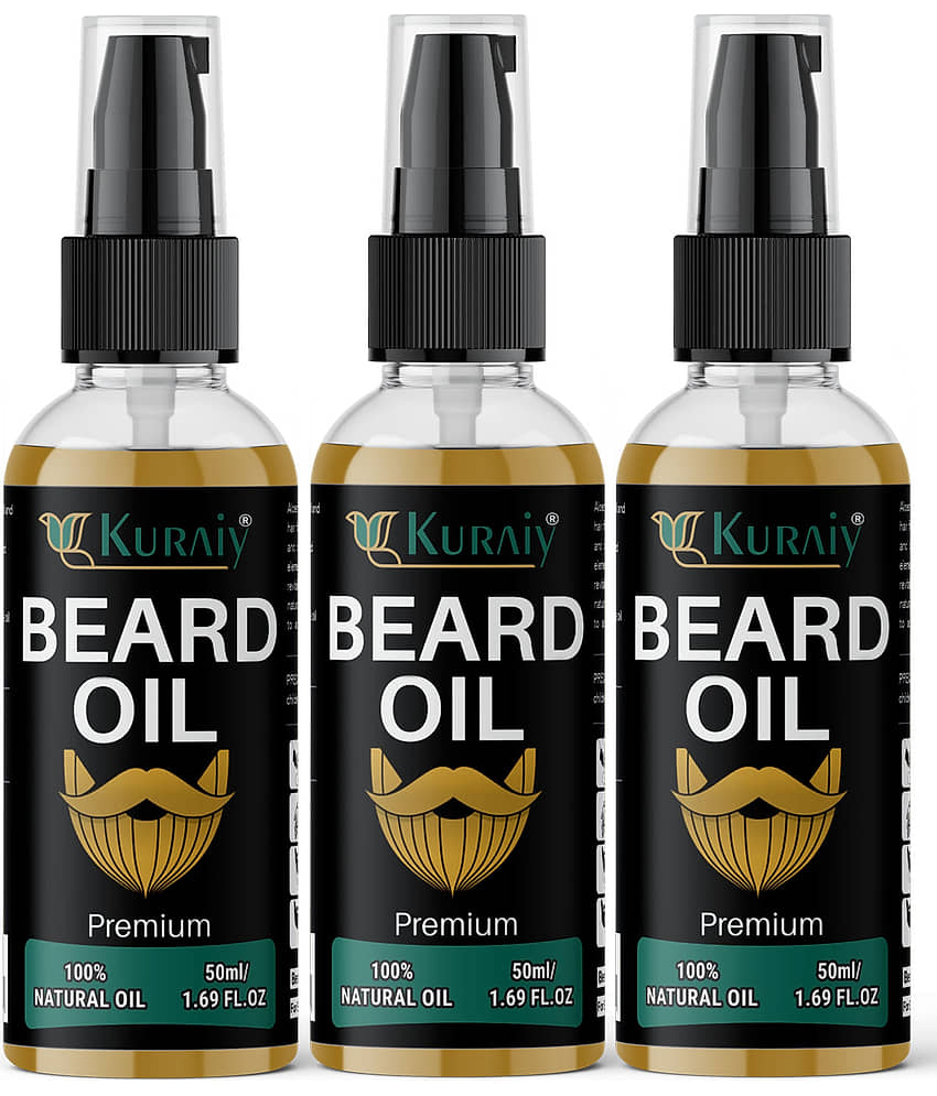 KURAIY Beard Growth Oil 100% Natural Beard Growth Oil Products For Men