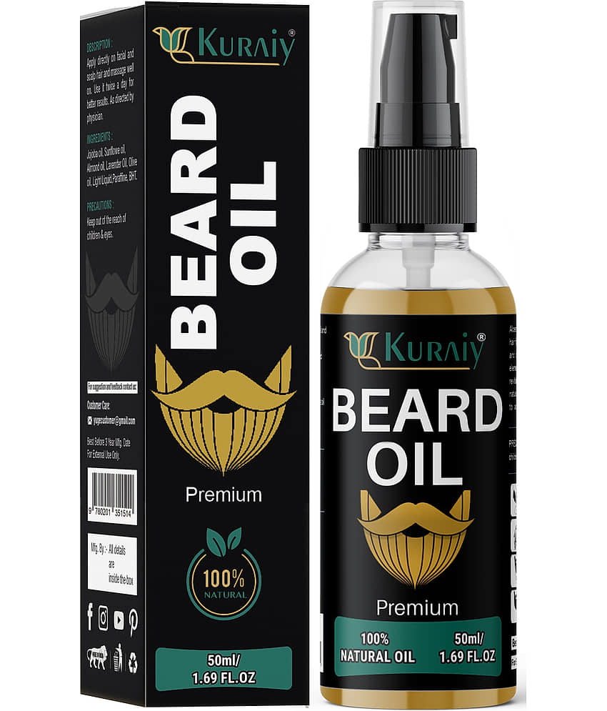 KURAIY Beard Growth Oil 100% Natural Beard Growth Oil Products For Men view 2